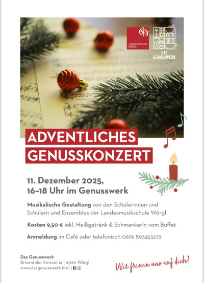 Adventliches Genusskonzert | Bildrechte: Genusswerk