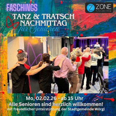 Faschings - Senioren Tanz & Tratsch Nachittag