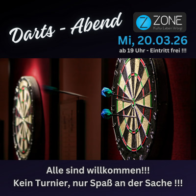 Darts Abend im März
